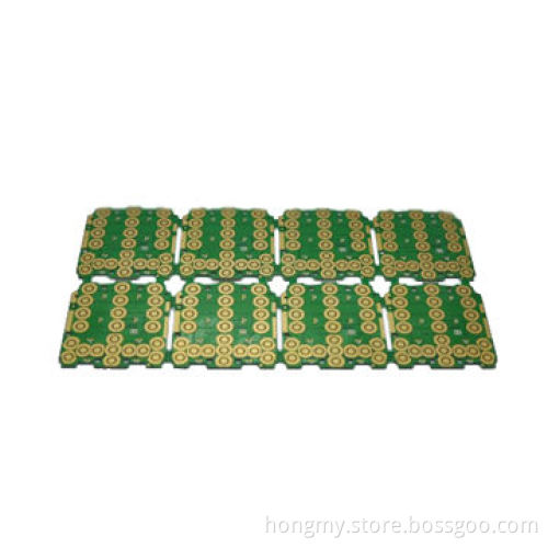 FR4 Double-sided Membrane Keypad Mobile Phone Immersion Gold PCB with 10 to 300V Test Voltage